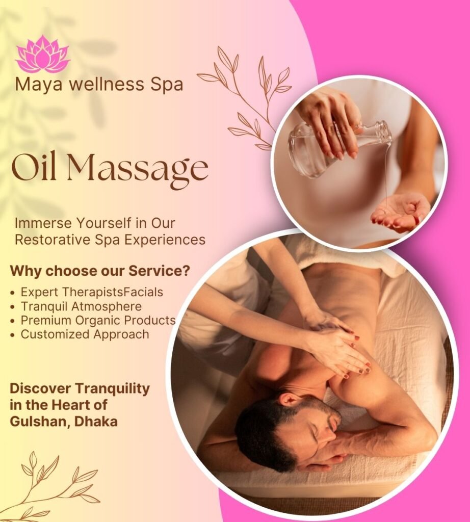 Hot Oil Massage Massage Discover Tranquility in the Heart of Gulshan, Dhaka